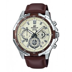 Casio Edifice Men's Cream Dial Leather EFR-554L-7AV